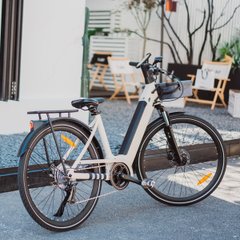 Электровелосипед OKAI EB10-28", 250(500)W, 14.4AH, 100KM, 25KM\H, NFC, APP, BEIGE